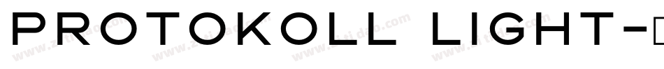 Protokoll Light字体转换